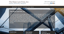 Desktop Screenshot of khanattorneys.com