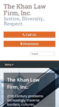 Mobile Screenshot of khanattorneys.com