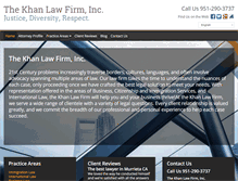 Tablet Screenshot of khanattorneys.com